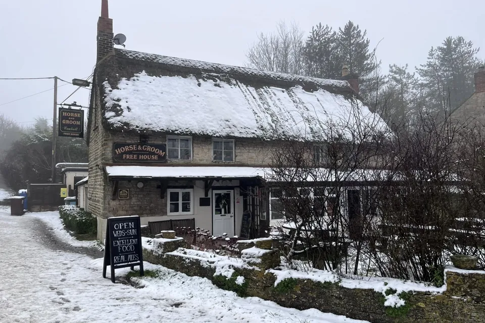 Horse and Groom, 5.2 miles from the club