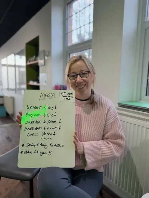 A Bicester Nutrition club member’s check-in in Bicester