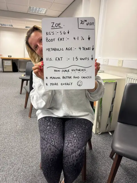 A Bicester Nutrition club member’s check-in in Bicester