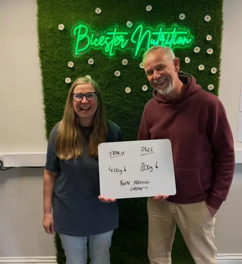 A Bicester Nutrition club member’s check-in in Bicester
