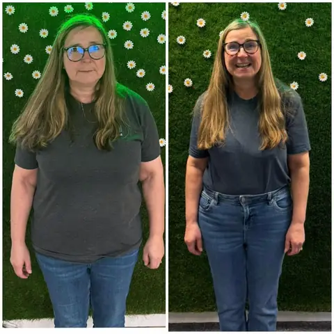 A man’s journey at Bicester Nutrition, shown before and after